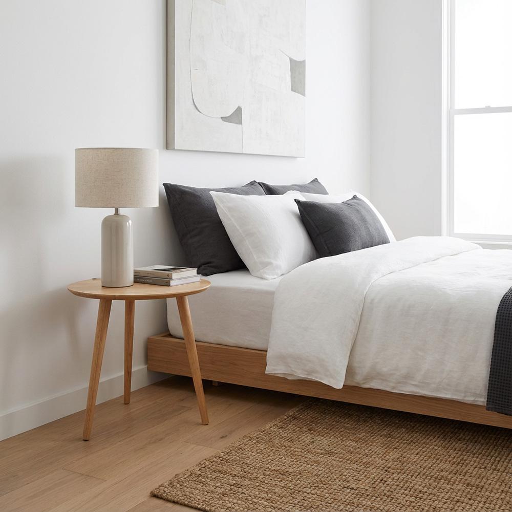 Zippo Round Wooden End Table