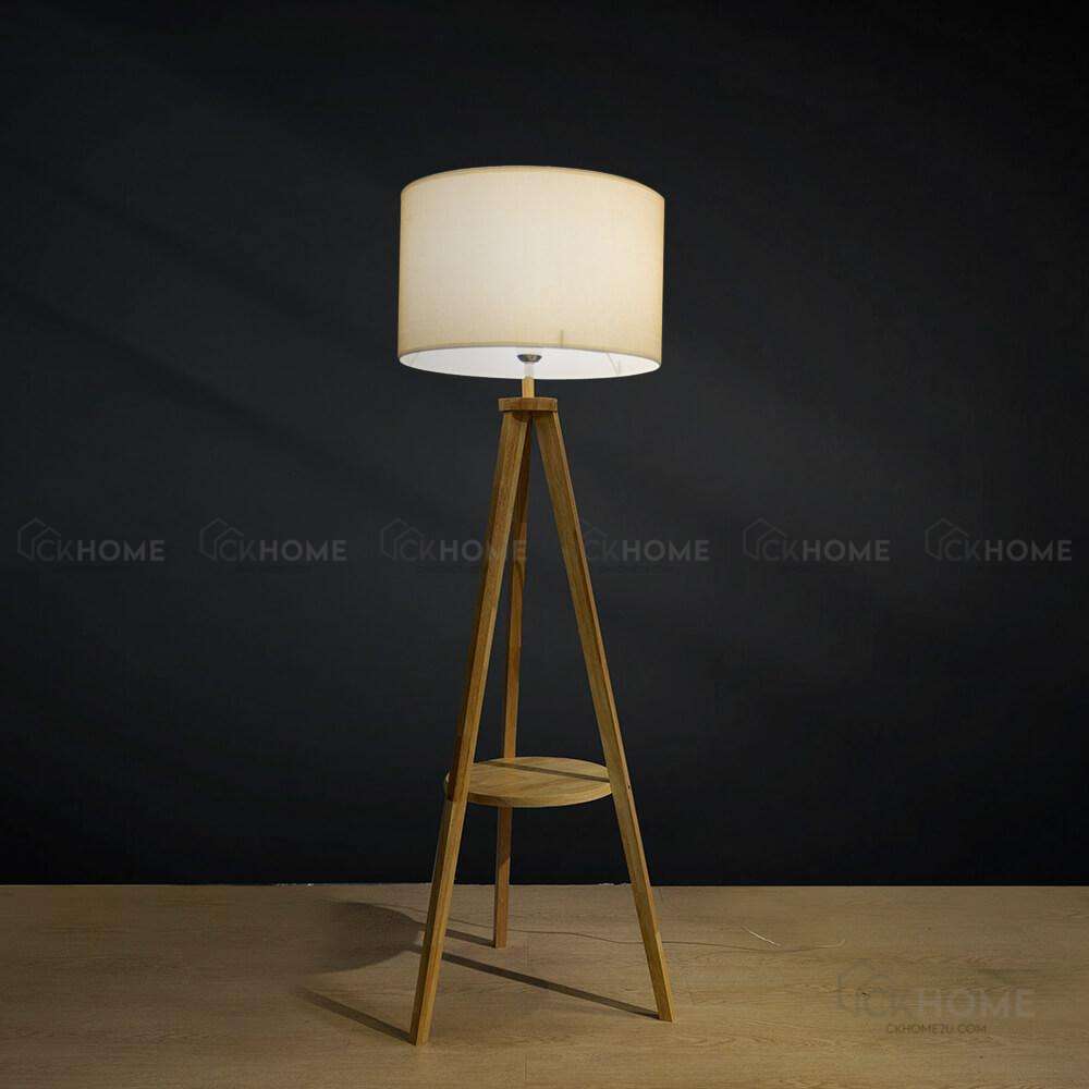Samenhangend storting vrije tijd Muji Natural Wood Floor Lamp | CKHOME2U