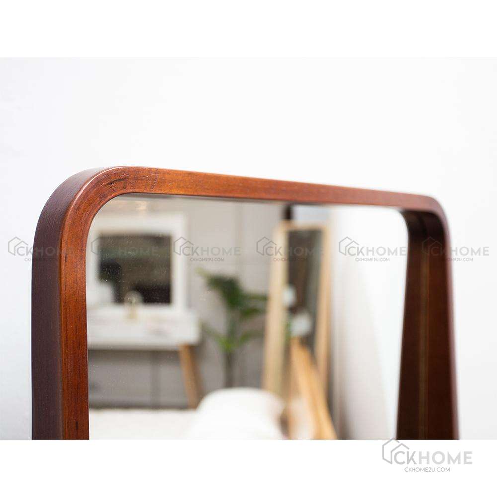 Ally Stand Mirror Oak CKHOME2U