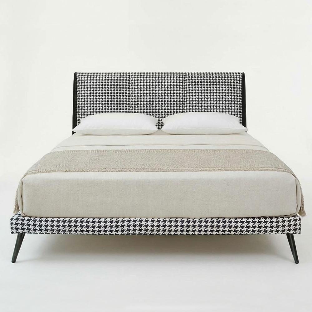 Chic Fabric bedframe Headboard + Divan