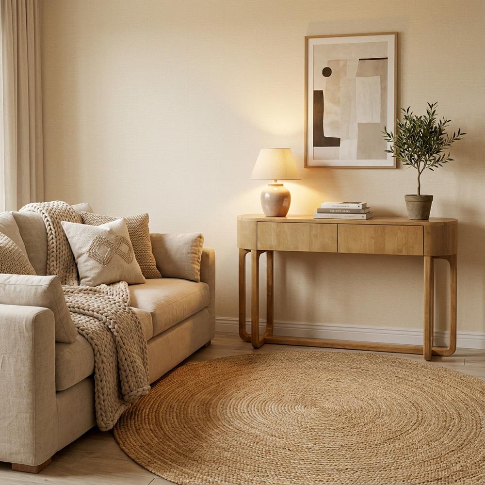 Aurelia Oval Console Table