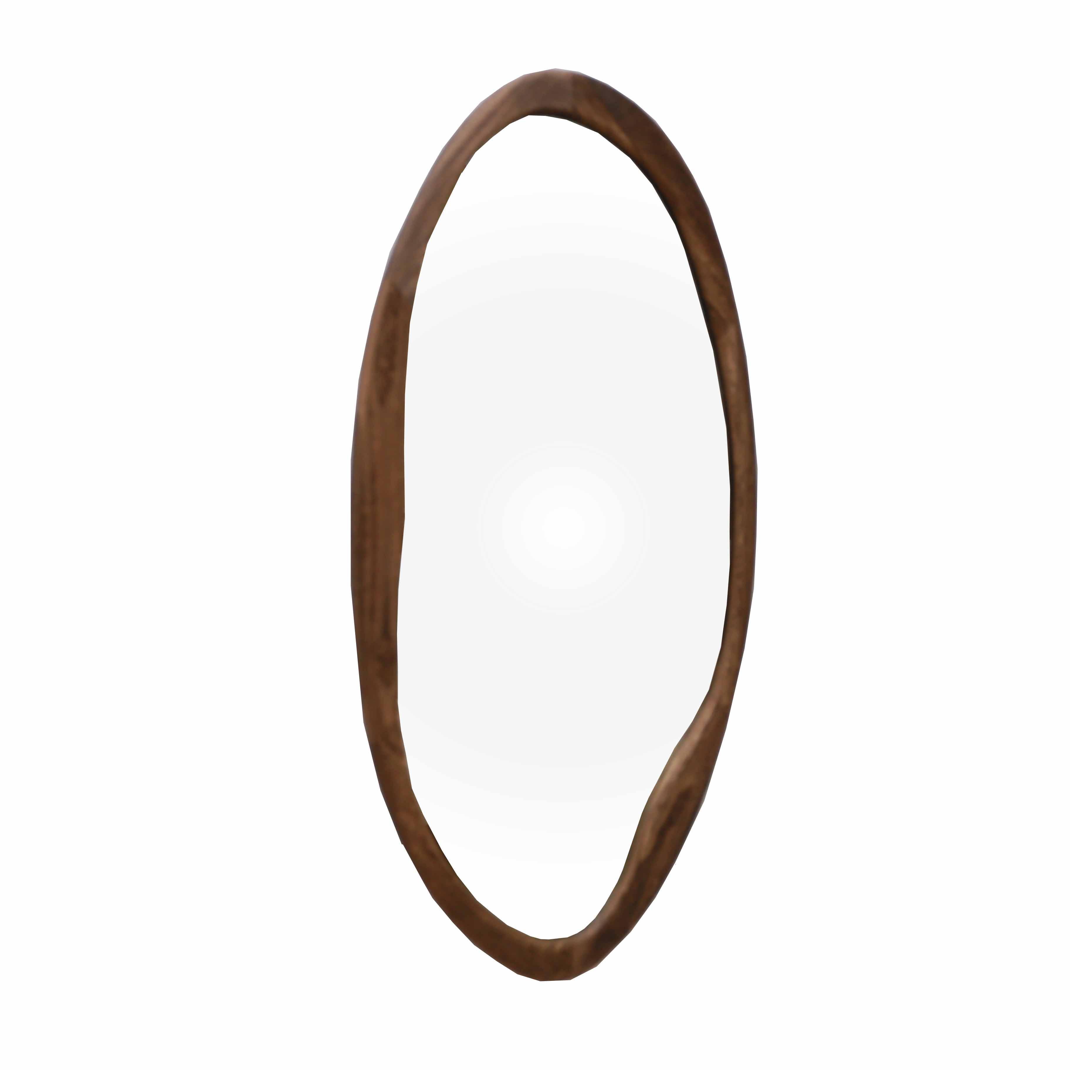 Dya 100cm Wood Wall Mirror