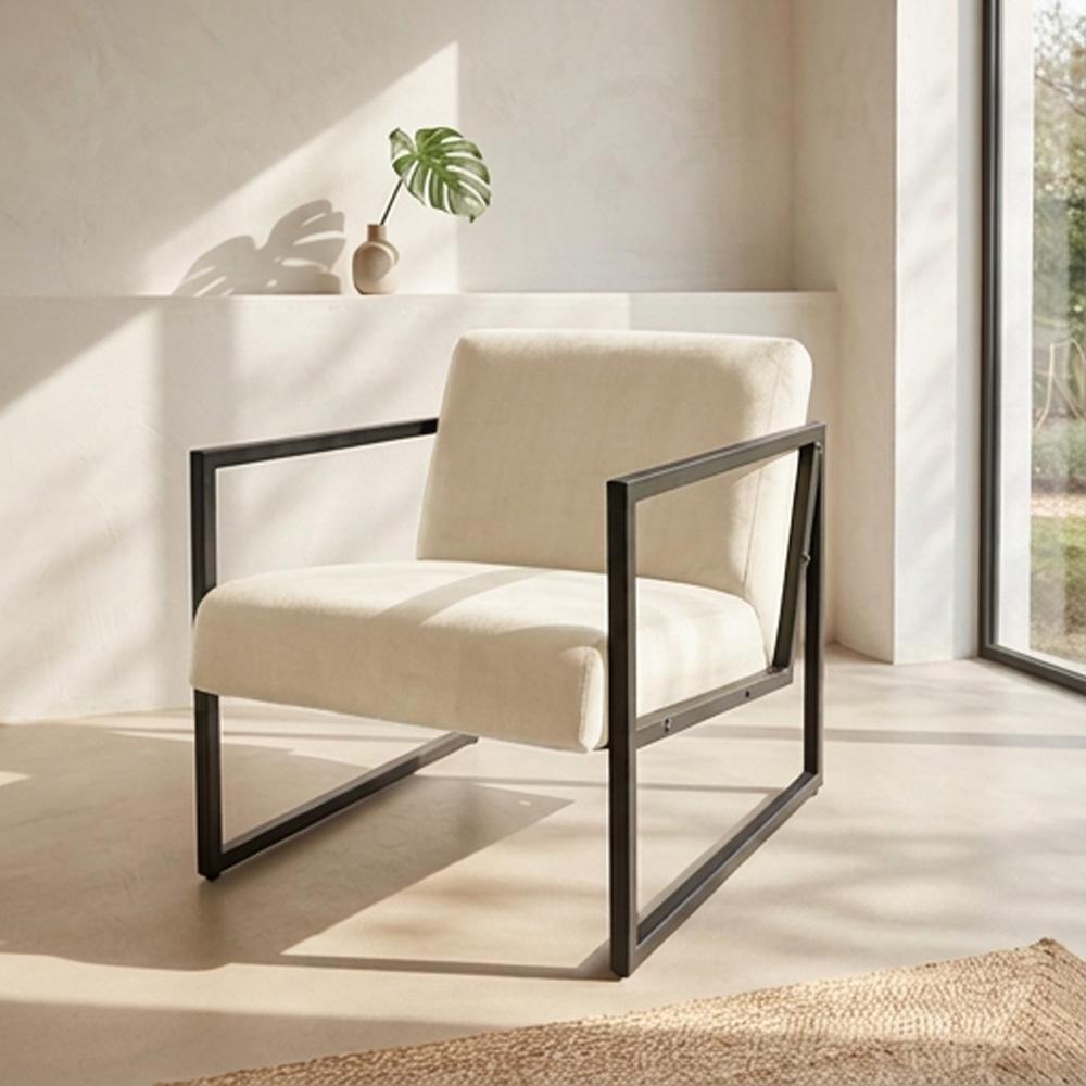 Oxford Lounge Chair - Beige 
