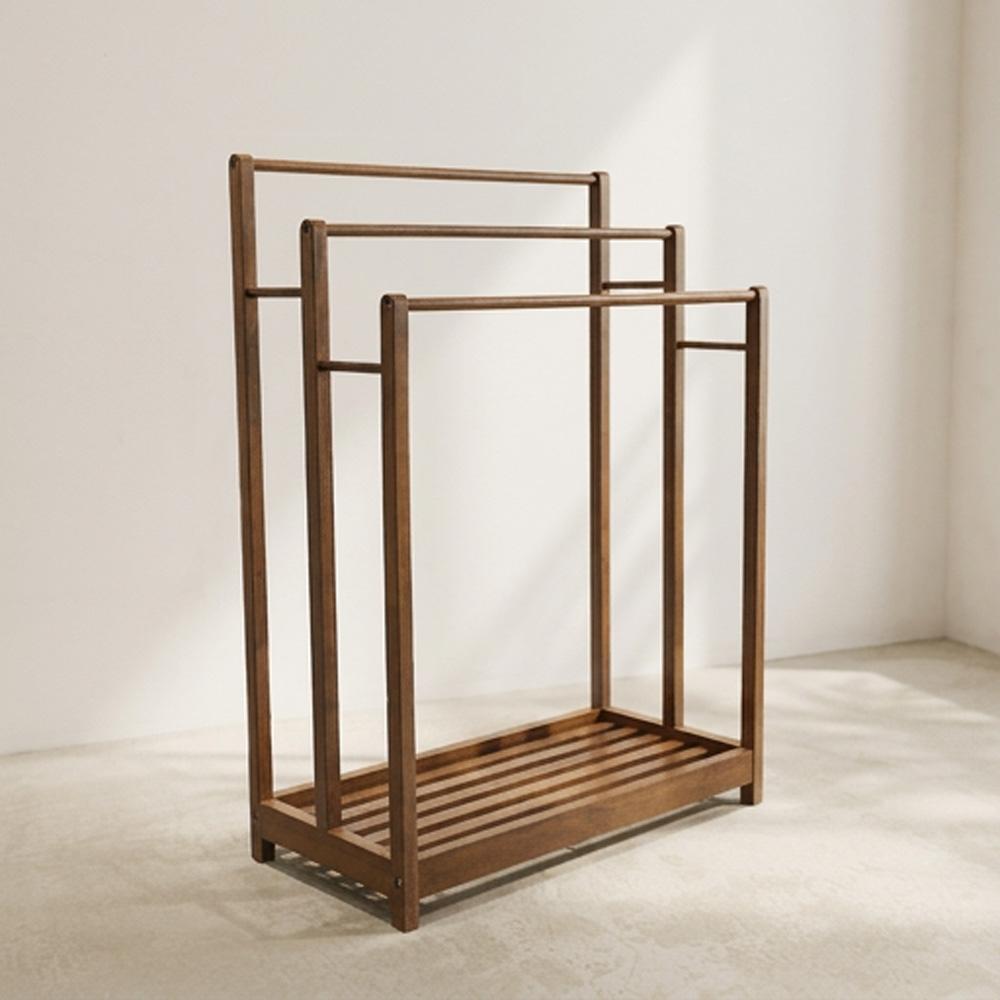 US Towel Hanger - Walnut 